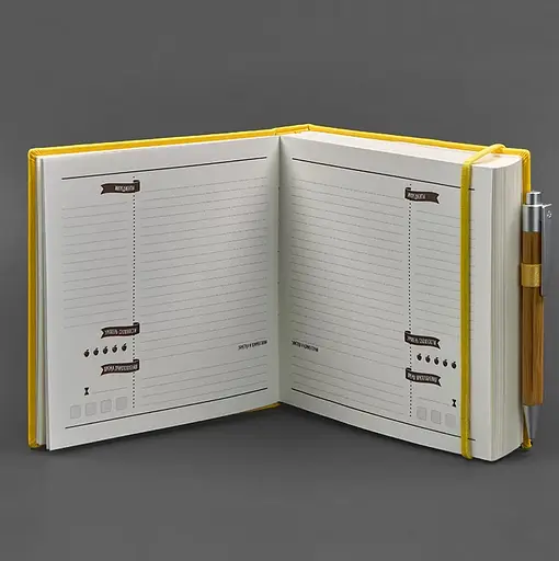 Кук-бук для записи рецептов BlankNote в желтой обложке - фото 3