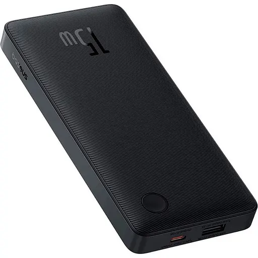 Зовнішній акумулятор Baseus Airpow Lite 10000mAh 15W Black (P10067500123-00) [102134] - фото 2