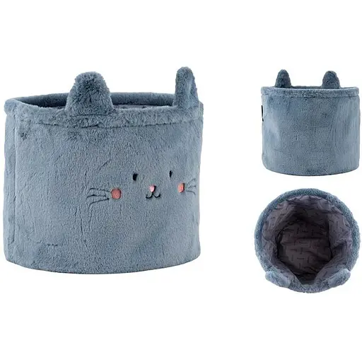 Кошик для зберігання Kite Cute Cat 30х25 см плюшевий (K24-3100M-2) - фото 2