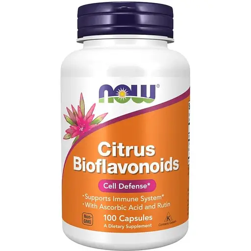 Вітаміни та мінерали NOW Citrus Bioflavonoids, 100 капсул