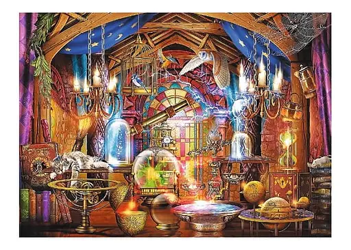 Пазл Trefl деревянный фигурный Комната волшебника 1000 эл. (20146) - фото 2