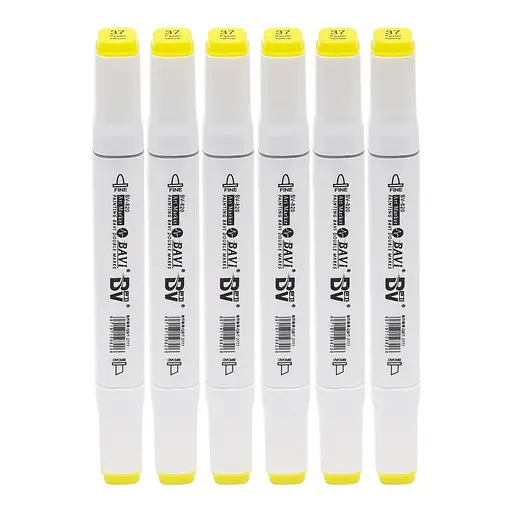 Скетч-маркер двусторонний Bavi №37, на спиртовой основе, 10 шт.