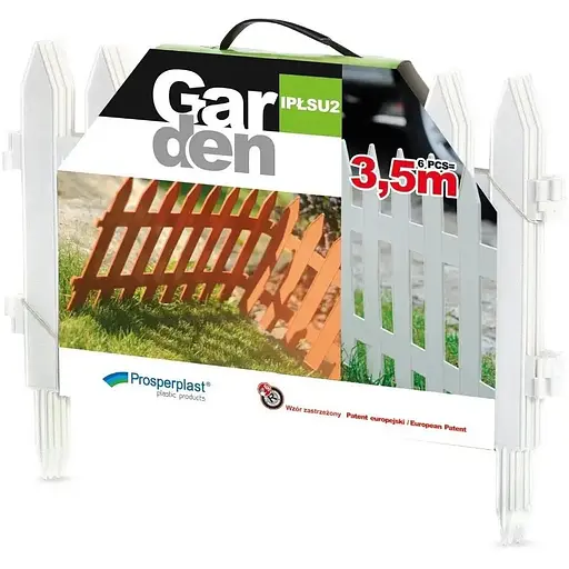 Садова огорожа Prosperplast Garden classic 3.5 м біла - фото 2