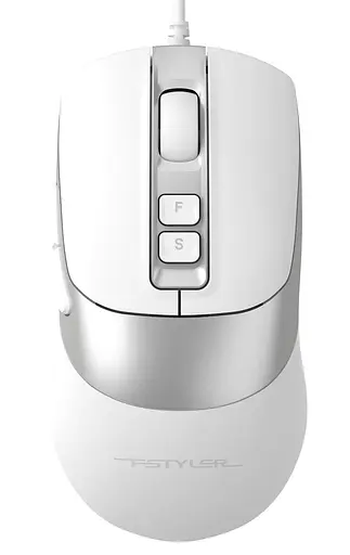 Миша A4Tech Fstyler FM50S Plus (White) Silent USB (FM50S Plus (White)) - фото 1