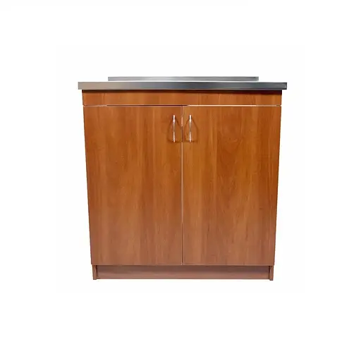 Кухонна тумба в комплекті з накладною мийкою ЛДСП 80х60х83 см Яблуня (52868-01144)