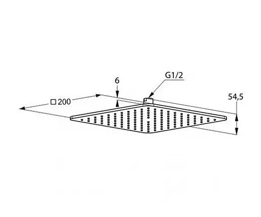 Верхний душ Kludi A-QA 6452005-00 - фото 2