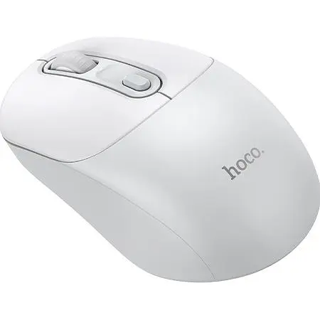 Миша Hoco GM28 White/Grey [136149] - фото 3