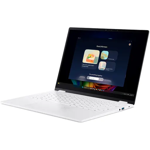 Ноутбук Acer Swift Edge 14 AI OLED SFE14-51T-7947 ​​з процесором Intel Core Ultra 7 256V pana la 4.8GHz, 14" 2.8K, 120Hz, OLED, сенсорний, 16GB LPDDR5X RAM, 1TB SSD Home, Pearl білий - фото 7