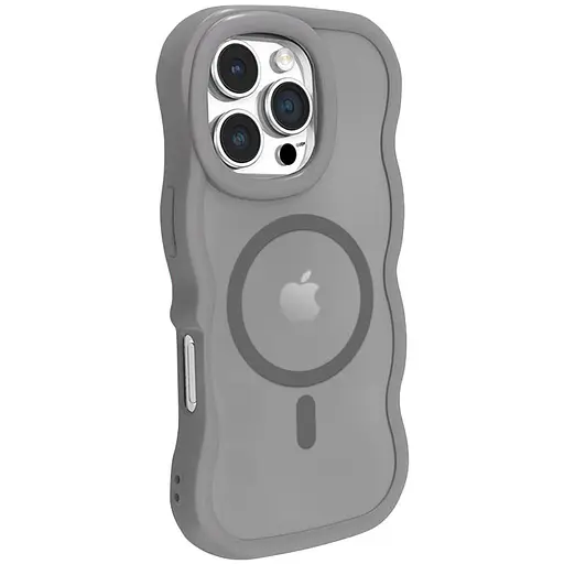 Чохол Epik TPU+PC Undine with MagSafe для Apple iPhone 16 Pro 6.3 Grey - фото 2