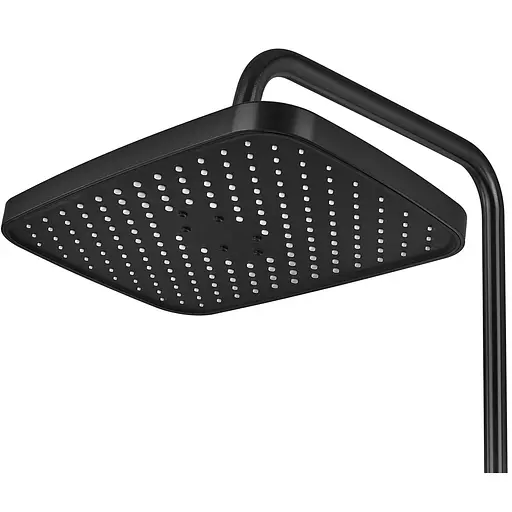 Душева система Champion PBL-009-J Black з кнопковим перемикачем 4 режими CH6499, Чорний матовий - фото 3