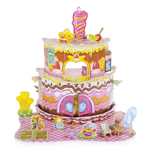 Пазл 3D Кукольный домик-торт IE11