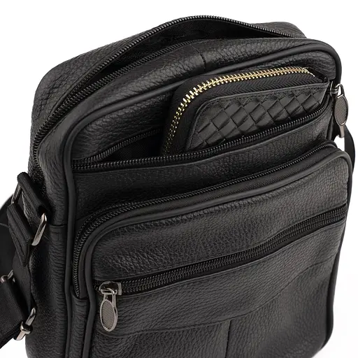 Чоловіча шкіряна сумка Vintage 18х21,5х5,5 см sum0012317 - фото 3