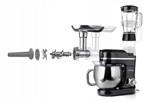 Кухонний комбайн Lehmann Mastic 3000 Вт Black - фото 3