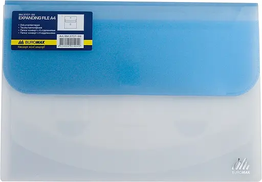 Папка-конверт, А4, на липучці, Travel, 4 відділення