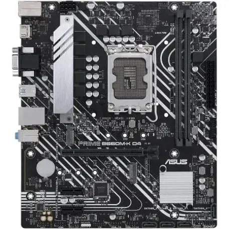 Материнская плата Asus Prime LGA1700, B660M-K D4, B660, 2xDDR4, Int.Video(CPU), 4xSATA3, 2xM.2, 1xPCI-E 16x 4.0, 2xPCI-E 1x 3.0, ALC997, GLan, 5xUSB3.2/4xUSB2.0, VGA/HDMI, MicroATX