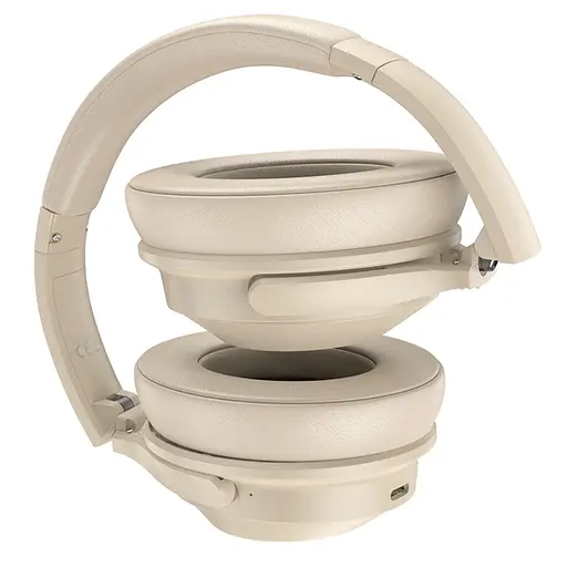 Навушники бездротові Hoco W37 накладні золотистий champagne - фото 3