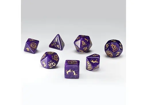 Набір кубиків Cats Dice Set: Purrito , 7 шт. (SCAT01) - фото 2