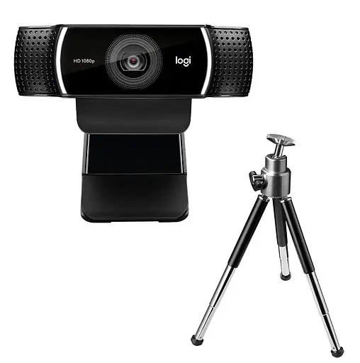Веб-камера Logitech C922 Pro Stream FullHD Black (960-001088) - фото 1