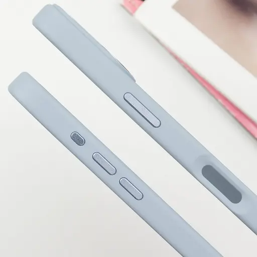 Чохол Epik TPU Bonbon Metal Style with MagSafe для Apple iPhone 16, 6.1 Блакитний/Mist Blue - фото 4