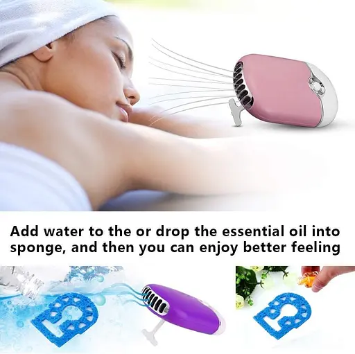 Мини-вентилятор для сушки ресниц Elctric с подвесной веревкой - фото 5