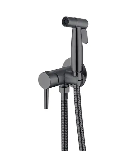 Гігієнічний душ прихованого монтажу Mixxus SUS-333 graphite MI6565, Графіт - фото 1