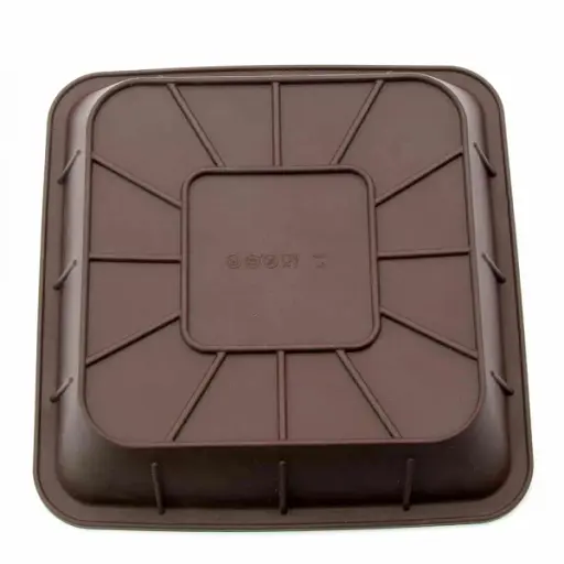 Форма для выпечки квадратная силикон Lessner Chef Choco 25х25х5 см (10252) - фото 2