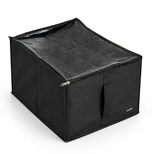 Органайзер-коробка ORGANIZE  для взуття на 8 пар до 44 розміру 43*35*29 см (чорний) - фото 5