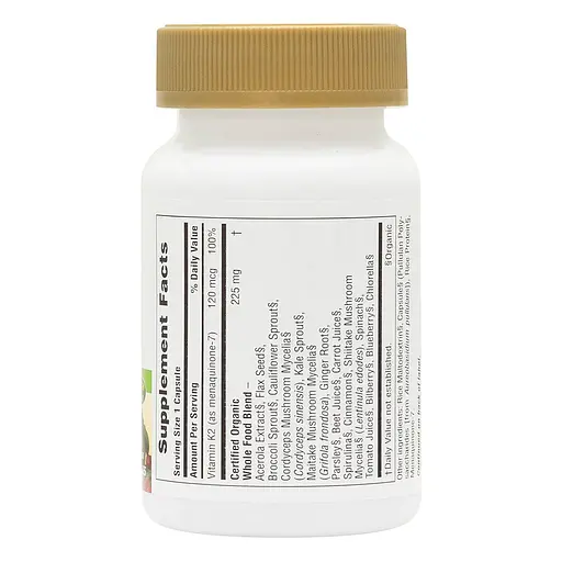 Вітаміни та мінерали Natures Plus Source of Life Garden Vitamin K2 120 мкг 60 вегакапсул - фото 2