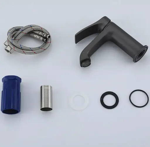 Смеситель для умывальника Frap F1075-9 Черный матовый - фото 4