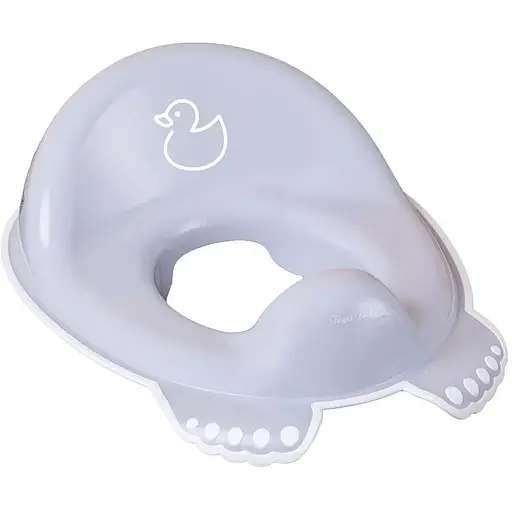 Туалетне сидіння Tega Baby Каченя з гумками протиковзними світло-сіре