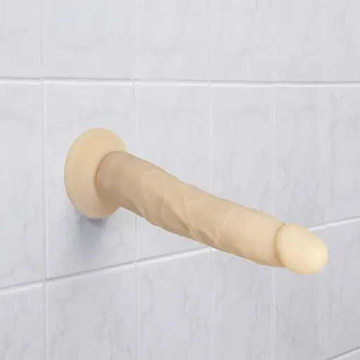 Фалоімітатор Naked Addiction – 9” Silicone Dual Density Bendable Dildo - Vanilla - фото 5