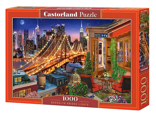Пазли Castorland Вогні Бруклінського мосту, 1000 елементів, 68x47 см
