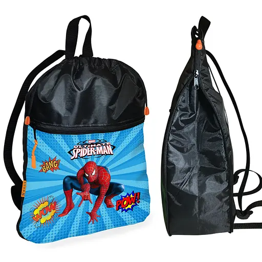Школьный рюкзак детский Человек-паук + Сумка для обуви спортивной формы рюкзак-мешок мальчику (01888) - фото 2