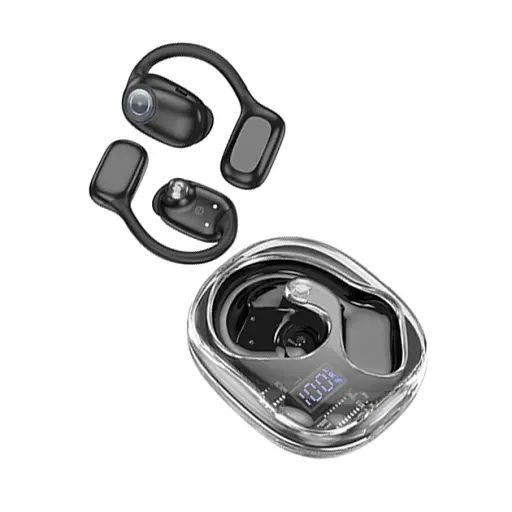 Бездротові навушники Hoco EA3 відкриті TWS black - фото 4