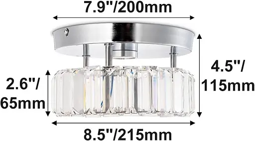 Хрустальная потолочная люстра Luxuri - фото 2