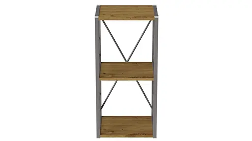 Етажерка 3/34 Ferrum-decor Серії Коннект 73x34x28 сірий ДСП Дуб Артізан 16мм (FRD-104303) - фото 7