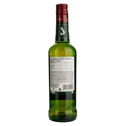 Уценка. Виски Jameson Irish Whiskey, 40%, 0,5 л - фото 2