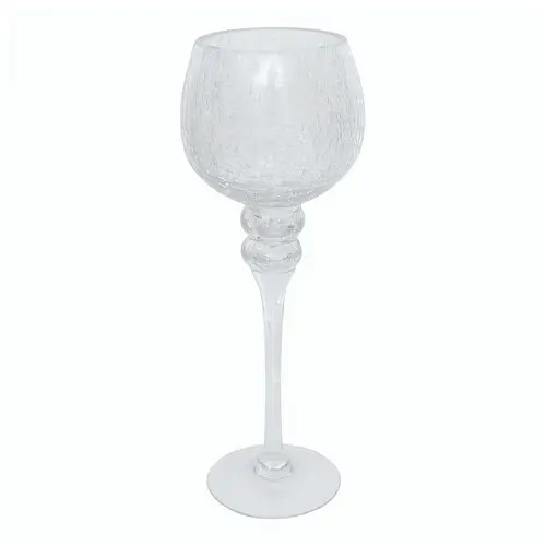 Ваза Бокал кракелюр - фото 1