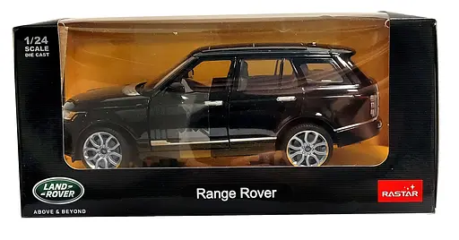 Машинка Rastar RANGE ROVER 1:24 черный 56300 - фото 4