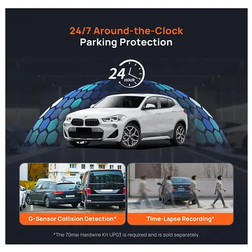 Автомобільний відеореєстратор 70mai A800SE-1 - фото 6