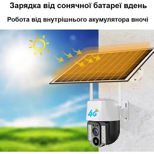 Автономна вулична камера відеоспостереження Nectronix VC3-G V380 pro 4G (101132) - фото 3