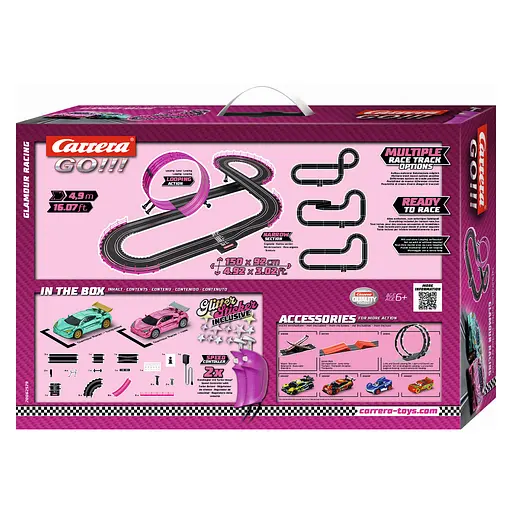 Автотрек Carrera GO!!! Гламурні перегони траса 4.9 м (CR-20062579) - фото 8