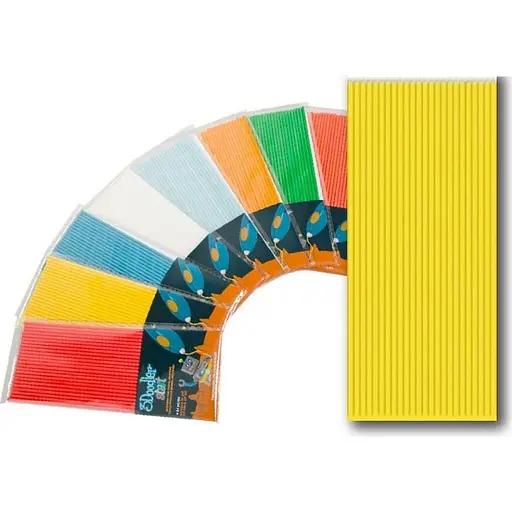 Набор стержней для 3D ручки 3Doodler Start 24 шт Желтый (3DS-ECO04-YELLOW-24) [113410] - фото 3