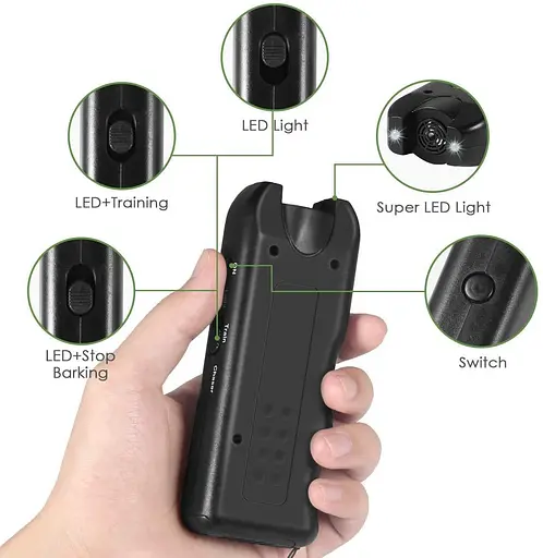 Ручной репеллент для собак APlus+ ультразвуковой инфракрасный сдерживающий для собак, затор для лая + дрессировка собак - фото 2
