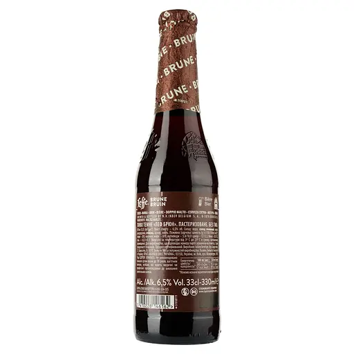 Пиво Leffe Brune темне фільтроване 6.5% 0.33 л (31566) - фото 2