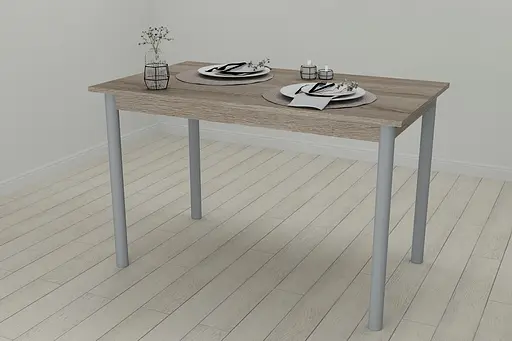 Стіл кухонний Ferrum-decor Беніта 75x120x60 Сірий ДСП Сонома Трюфель 16мм (FRD-106271) - фото 5