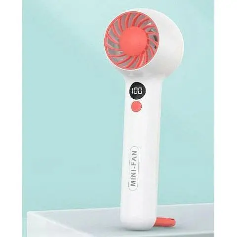 Портативний вентилятор DK F2302 White/Red [110319] - фото 3