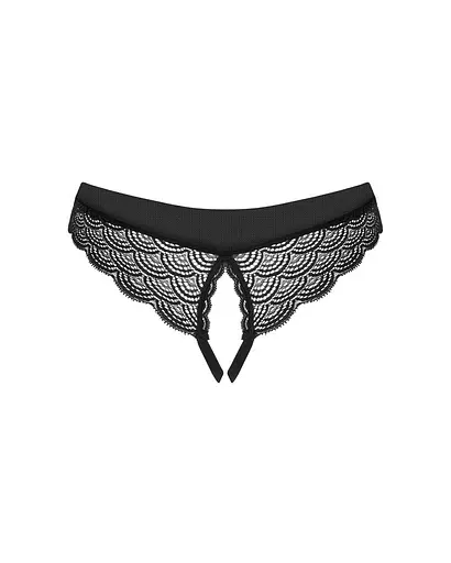 Трусики Obsessive Chemeris crotchless panties XS/S - фото 6