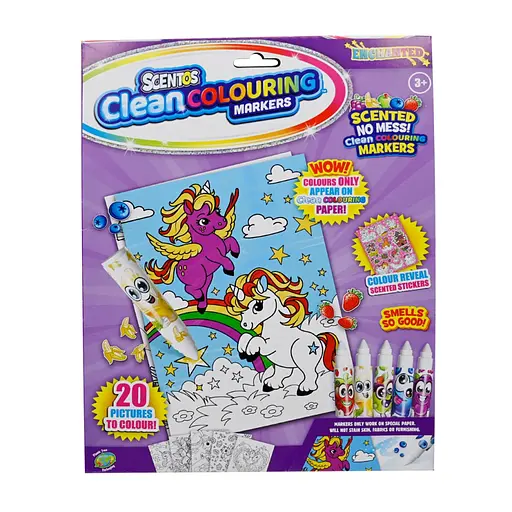 Ароматный набор для творчества серии «Clean Colouring» – ВОЛШЕБНЫЙ МИР Scentos 20210 - фото 1