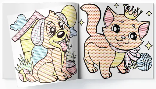 Водяні розмальовки. Котики та Цуценята - фото 3